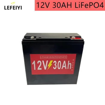 Litija Dzelzs Fosfāta Akumulatoru, LiFePO4 Akumulators, 12V, 12.8 V, 30Ah, 4S, Velosipēdiem, Ekskursiju Auto, Saules, Vēja, Nodokļu Bezmaksas