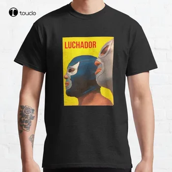Luchador Lucha Libre Klasisks T-Krekls Kokvilnas Tee Kreklu Pasūtījuma Aldult Pusaudžu Unisex Digitālā Druka Tee Kreklu Modes Funny Jaunu