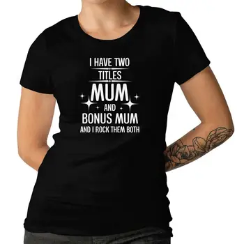 Man Ir Divi Nosaukumi Mamma Un Prēmiju Mammai, T-kreklu, Lai Mammai Mātes Dienā, Dāvana T-krekls