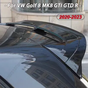 Melna CS ClubSport Stila Jumta Spoilers Spārnu Komplektu Tūninga VW Golf 8 MK8 GTI GTD R 2020-2023 Auto Aizmugures Trunk Boot Spoilers Ārējie