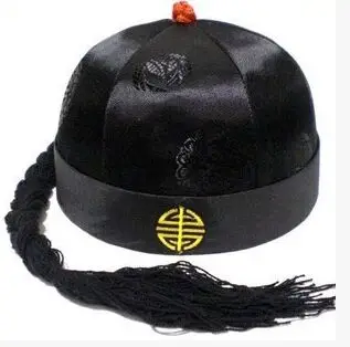 melns saimnieks klp ding dinastijas cepure vīriešiem imperators vāciņš melns pīņu cepure seno klp skaļrunis klp
