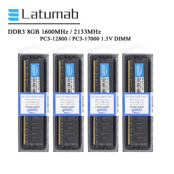 Memoria DDR3 RAM, 8GB 1600 1866 2133 2400 MHz Darbvirsmas Atmiņas PC3-12800 17000 19200 240Pins1.5V DIMM DDR3 PC Atmiņu, Intel AMD