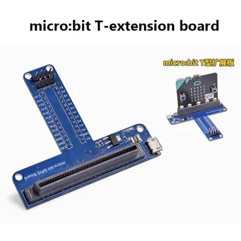 Microbit attīstības padomju T-veida GPIO paplašināšanas plates micro:mazliet breadboard adaptera plates