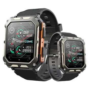 Militāro Smart Skatīties Vīrieši IP68 Ūdensnecaurlaidīga BT Zvanu Fitnesa Tracker 123 Sporta Saprātīga Wirst Smartwatch Android Tālrunis 2023