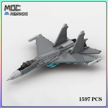 Militārā Aprīkojuma 4.++ Paaudzes SU-35 Var Nēsāt Ieročus KM Celtniecības Bloku Modeli, Apkopot Komplekts DIY Displejs Rotaļlietas, Dāvanas