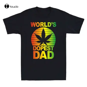 Nezāļu Pasauli Dopest Tētis Smieklīgi Tēva Diena Dāvanu Sieviešu Kokvilnas ar Īsām Piedurknēm T-Krekls, t-veida Krekls Modes Smieklīgi Jauns Xs-5Xl