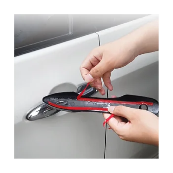 Par 2019-2023 Toyota Corolla Hečbeks Glancēts Melns Pusē Smart Ārējie Durvju Roktura Vāciņš Melns Aizsardzības