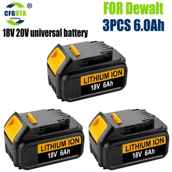 Par Dewalt 18V Akumulators 20V Nomaiņa Plastmasas korpuss 6.0 Ah DCB201,DCB203,DCB204,DCB200 Li-Ion Akumulatora Vāciņu Daļas