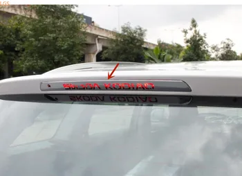 Par Skoda Kodiaq 2017 2018 2019 nerūsējošā tērauda aizmugures bremžu gaismas dekoratīvie plāksteris aizsardzības apdares auto piederumi H