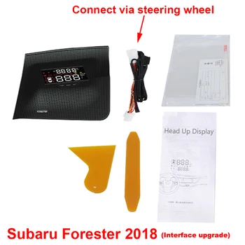 Par Subaru Forester SK 2019-2023 Auto HUD Head Up Displejs Veltīta Sākotnējos Datus Reālā Laikā, Vējstikla Projektoru