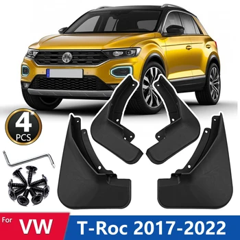 Par Volkswagen T-Roc VW T Roc TRoc 2017 2018 2019 2020 2021 2022 A11 AC7 Dubļu Sargi Splash Dubļusargi Spārna Aizsargs, Auto Piederumi