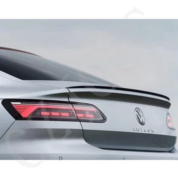 Par Volkswagen VW Passat CC 2019+ Auto ABS Plastmasas Krāsu Aizmugurējā Bagāžnieka Ārējie Lūpu Spoilers Auto Piederumi