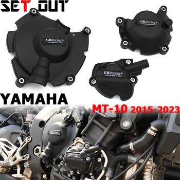 Par Yamaha MT-10 2015 2016 2017 2018 2019 2020 2021 2022 2023 MT10 2015-2023 Motociklu Aksesuāri, Motora Pārsega Uzstādīts ForGBracing
