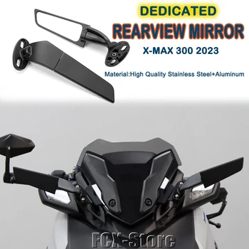 Par YAMAHA XMAX 300 XMAX300 X-MAX 300 2023 Motociklu Aksesuāri, Atpakaļskata Spogulis Ārējie Spoguļi kustību uz Priekšu Stiprinājuma Komplekts