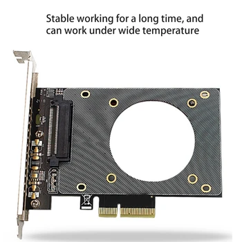 PCIe U. 2 Adapteri, izņemiet atmiņas Karti, lai NVMe SSD Converter Paplašināšanas Karti SFF-8639 PH46