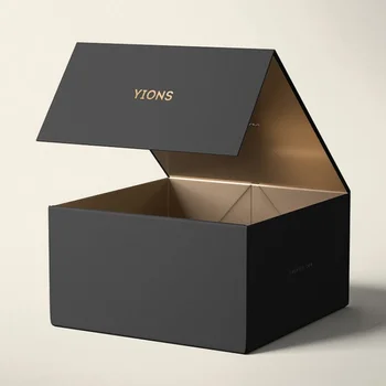 Pielāgota productCustom lielums pārstrādājama kartona papīra grūti magnēts kastē iepakojumu luksusa locīšanas magnētisko dāvanu kastē ar