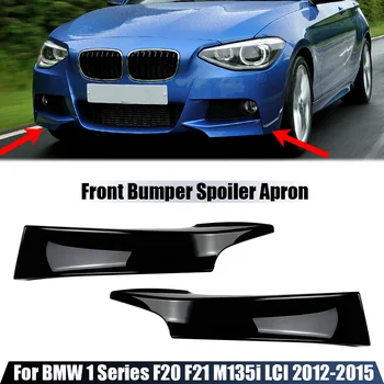 Priekšējā Bufera Sānu Sadalītāja Vāciņu Lūpu Gaisa Ventilācijas Ieplūdes Spoilers Priekš BMW 1 Series F20 F21 M135i Pre-Facelift LCI 2012-2015 M Sport