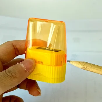 Rīku zīmulis, zīmuļu asināmais radošo vienkārši maza rokasgrāmata vienu caurumu zīmuļu asināmais ar vāku 559A