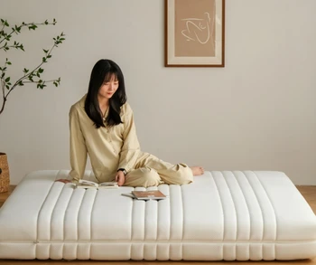 Sadzīves lateksa matracis, 1.8 m gulta, noņemams un mazgājams kokosriekstu palmu mugurkaula aizsardzību, ērci noņemot, un formaldehīds bezmaksas