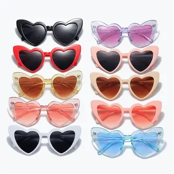 Sirds Formas Saulesbrilles Sieviešu Vintage Dzirkstošo Cat Eye Rāmis, Saules Brilles Konfektes Krāsu Toņos UV400 Aizsardzība Brilles
