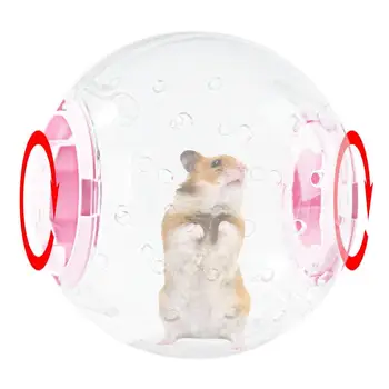 Skaidrs, Kāmju Bumba Kāmis Rotaļlietas Dwarf Hamster Ball Pārredzamu Klusums Elpojošs Smilšu Pele Riteņu Bumbu, 7 Collu Kāmis Izmantot Rotaļlietas