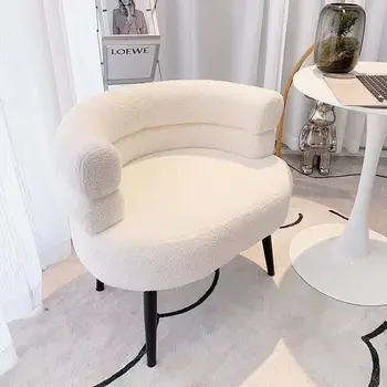 Slinks Lamb samta dīvāna, krēsla viena persona vienkārši grezns Lateksa krēslā grims krēslu dzīves guļamistaba mērci izkārnījumos muebles