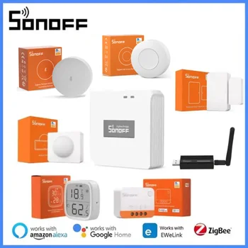 SONOFF Zigbee 3.0 Tilta Pro/T&H Sensors/Slēdzis/Durvju Sensors/Kustību Sensors/ZBMINI/ZBMINI-L2/SNZB-02D, Lai Ewelink Alexa, Google Home
