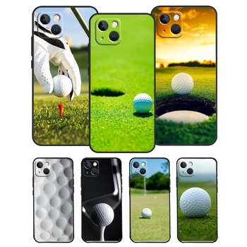 Sporta Golfa Bumbiņu Tālrunis Lietā Par iPhone 14 13 12 11 Pro Max Mini XS X XR 6 7 8 Plus SE 