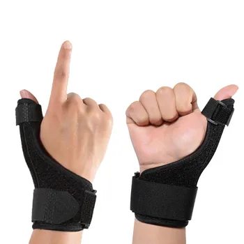 Sporta Rokas Īkšķiem, Roku Atbalsts Regulējams Turētāja Pirkstu Aizsargs Lencēm Aizsargājošu Uzmavu Traumas, Salauztu Pirkstu