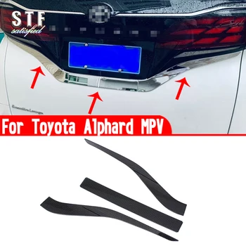 Toyota Alphard MPV 2024 2025 Auto Piederumi ABS Aizmugurējā Bagāžnieka Vāks Vāciņš Melns, Molding Apdare Uzlīmes