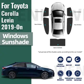 Toyota Corolla Levin E210 2019-2023 2024. Gadam Aizmugurējo Sānu Logu Saules Ēnā Sejsegu Auto Saulessargs Piederumi Priekšējā Vējstikla Aizkaru