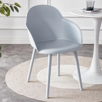 Ultravieglajiem Kempings Paaugstināma Ēdamistabas Krēsli Mūsdienu Platic Dizainers Zilā Ēdamistabas Krēsli Ūdensizturīgs Moderns Meuble Hotel Mēbeles