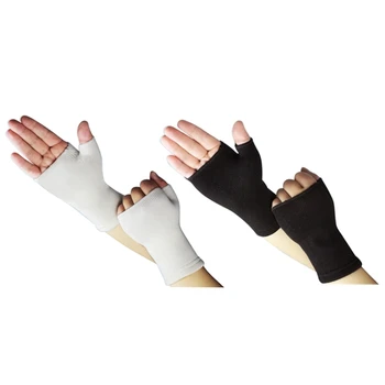 Unisex Rokas Īkšķis Atbalsta Piedurknēm Fingerless Rokas Rokā Cimdi Kompresijas Cimdi Sporta Rokas Atbalsta Lencēm