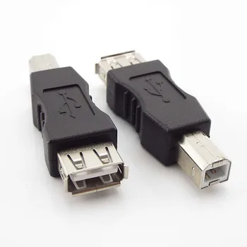 USB 2.0, A Tipa Sieviešu toType B Vīriešu Pārveidotāja Savienotāju Mazumtirdzniecības Porta Adapteris USB Printera Drukas lielu Ātrumu