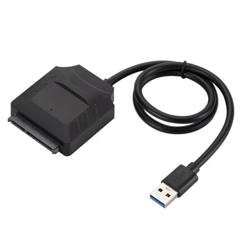 USB 3.0 SATA 3 Kabeli, SATA USB Adapteris Konversijas Kabeli, Atbalsta 2.5/3.5 Collu Ārējo SSD Cietā Diska Adapteri,
