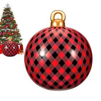 Uzspridzināt Ziemassvētku Bumbu Pagalmā Svētku Uzspridzināt Pagalmā Apdares Pvc Piepūšamās Ziemassvētku Bumbu Ārpus mājas dekoru piederumi