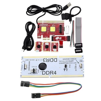 V8 Datoriem, Mobilo Telefonu Bluetooth Smart Diagnostikas Kartes PCI/PCIE/LPC/Minipci-E/EK USB Testeri Darbvirsmas DDR34 Testeri Karte