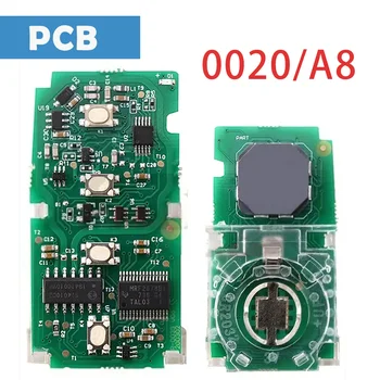 Valdes#: 61E066-0020 PCB FSK 434.4 MHz Universālā Tālvadības Circuit Board 3 Pogas+1 A8 Mikroshēma Toyota Camry 2015-2018