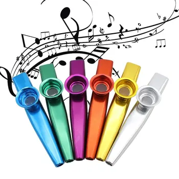 Vienkāršs Dizains, Viegla Kazoo Alunum Sakausējuma Metāla Ģitāru, Instrumentu, Mūzikas Mīļotājiem, Instrumentu, 6 Krāsas, Pēc Izvēles