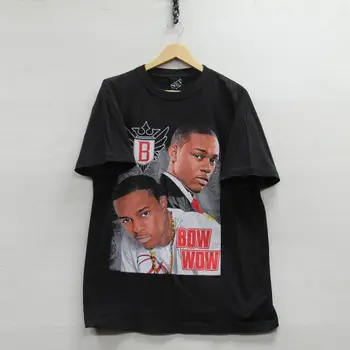 Vintage Shad Sūnu Bow Wow T-Krekls, Izmērs XL Black Rap Tee