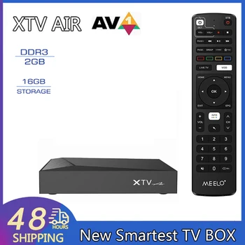 XTV Air New Gudrākais TV KASTĒ 4K UHD Android 11 2G 16.G BT HDR+ 2.4&5 ghz Dual Ethernet WiFi 100M AV1 Android TV BOX XTV GAISA