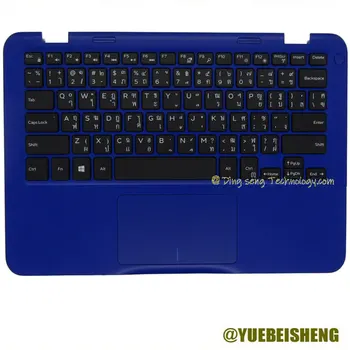 YUEBEISEHNG JAUNU Dell Inspiron 11 3162 3164 palmrest Taizeme Taizemes tastatūras augšējā vāka Touchpad ,Zilā krāsā
