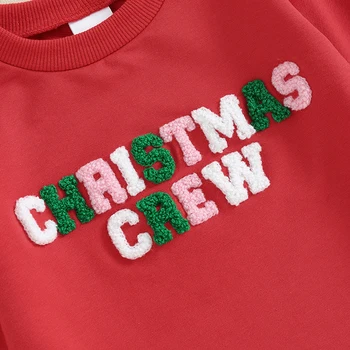 Ziemassvētku Mazulis, Zēns, Meitene Drēbes Priecīgus Ziemassvētkus Sporta Krekls Romper Lielgabarīta Garām Piedurknēm Bodysuit Santa Bērnu Apģērbs