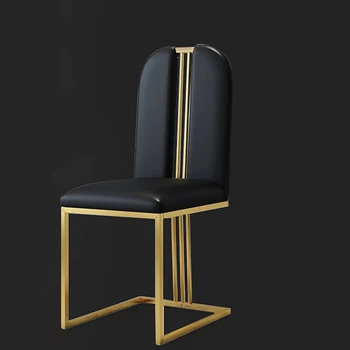Ziemeļvalstu Ērti Ēdamistabas Krēsli Zelta Kājas Aizsardzības Modes Minimālisma Ēdamistabas Krēsli Skaidrs, Atpūsties Sillas Interjera Rotājumi
