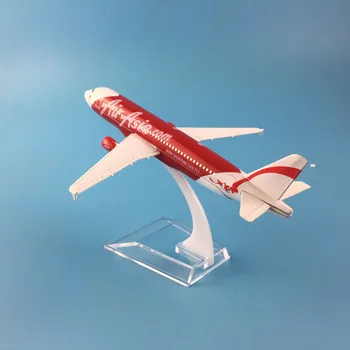 Āzijas aviācijas lidmašīnu A320 Gaisa pasažieru lidmašīna modeli A320 16cm Sakausējuma simulācijas lidmašīnas modelis bērniem rotaļlietas Ziemassvētku dāvanu