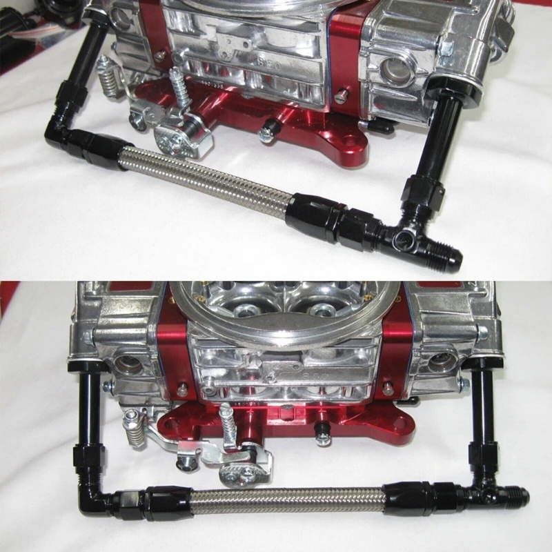 Regulējams AN6 Trīsvietīga Kontaktligzda Karburatoru Komplekts Alumīnija Sakausējuma Carb Karburatoru, lai 4150 Sērijas Sasniegtu Labāku Plūsmas