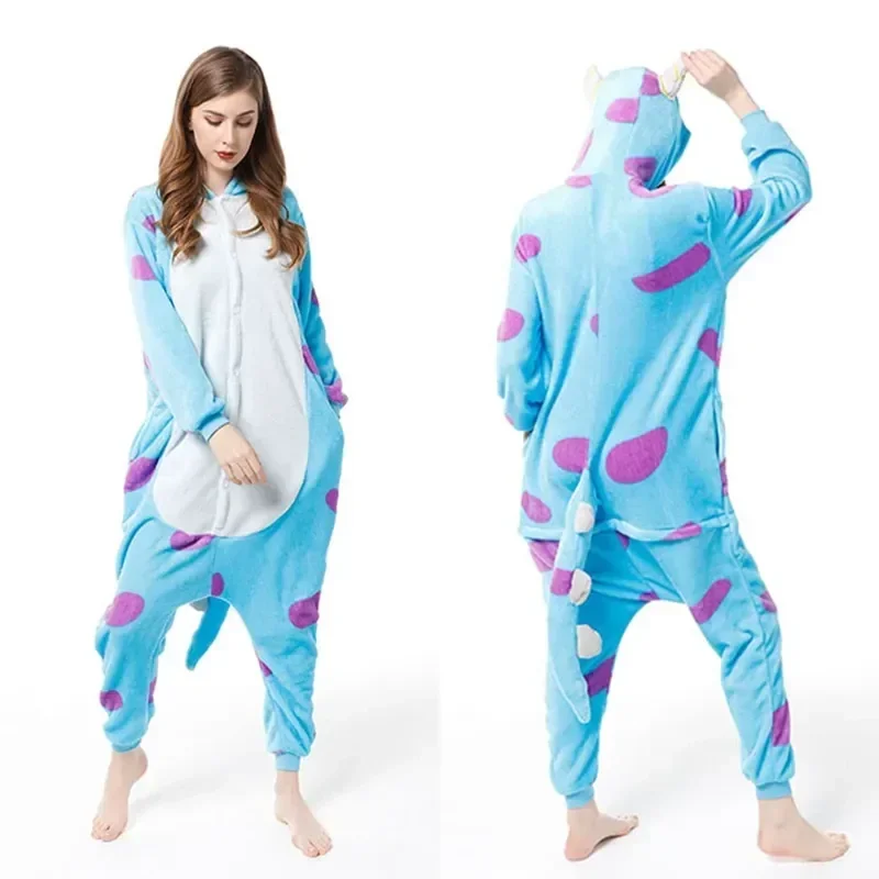 Unicorn Onesies Unisex Ziemas Panda Tīģeris, Lauva Kaķis Onesies Sieviešu Naktsveļu Anime Tērpi Bērniem, Pieaugušajiem Flaneļa Pidžamu Sleepwear