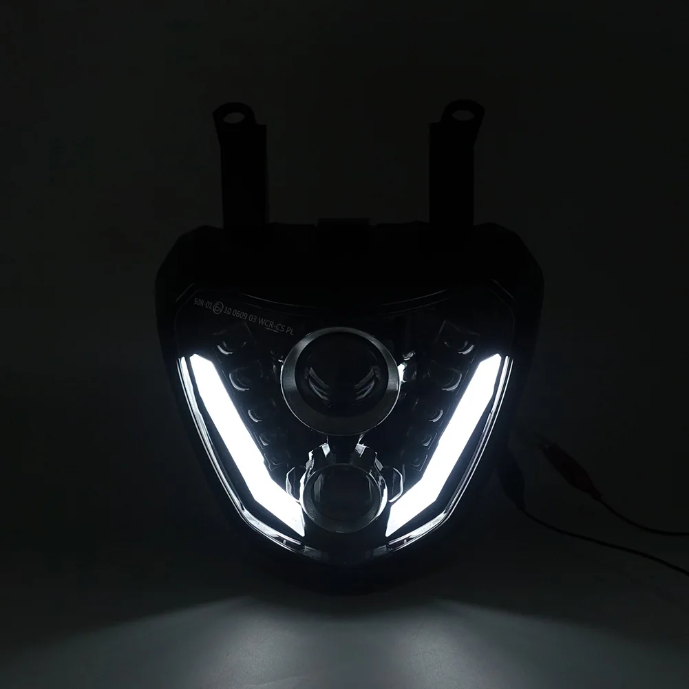 Par MT07 Lukturu MT 07 MT-07 LED Lampu dienas gaitas lukturi FZ07 FZ 07 2014 2015 2016 2017 Motocikla priekšējo Lukturu MT07 MT-07 Gaismas