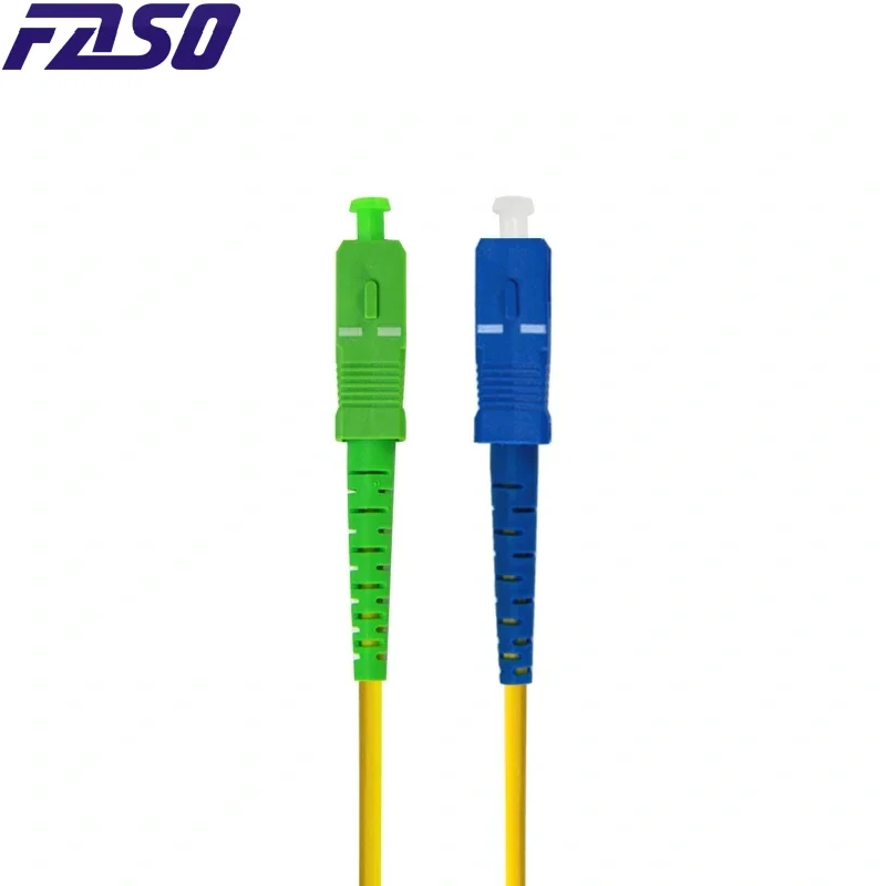 1PC SCAPC-SCUPC 3,0 mm Fiber Optic Ceļu, Vadu, Kabeļu Viena Režīma G652D Simplex 10m/20/30m/50m Šķiedras Jumper Cable