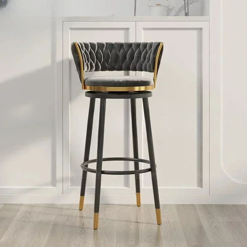 Rotācijas Luksusa Bāra Krēsla Priekšā, Kases Mūsdienu Individualizēts Krēsla Interneta Minimālisma Slavenību Muebles De Cocina Ziemeļvalstu Mēbeles